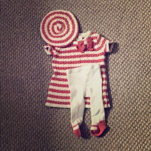 Infant knitted dress